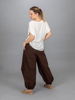 Alul gumis átlapolt nadrág