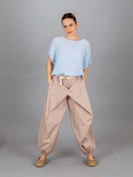 Alul gumis átlapolt nadrág