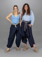 Alul gumis átlapolt nadrág