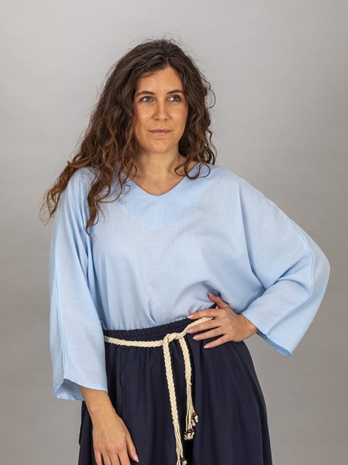 Hátul masnis felső