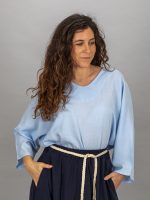 Hátul masnis felső