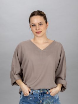 Hátul masnis felső