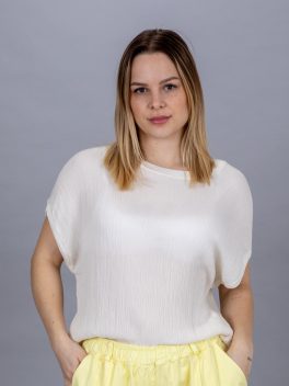 Gyűrt viszkóz felső