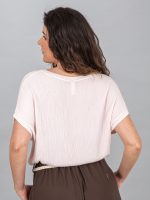 Gyűrt viszkóz felső