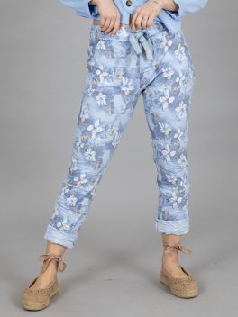 Gyűrt mintás nadrág