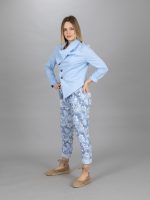 Gyűrt mintás nadrág