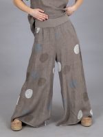 Pöttyös len nadrág