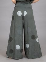 Pöttyös len nadrág