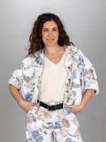 Rózsás vászon kabátka