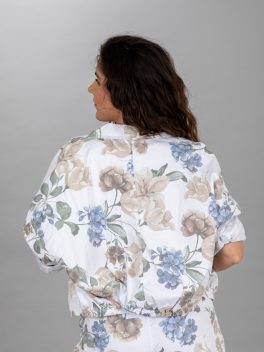 Rózsás vászon kabátka