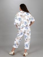 Rózsás vászon kabátka