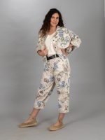 Rózsás vászon kabátka