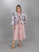 Virágmintás szövet kiskabát