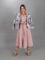 Virágmintás szövet kiskabát